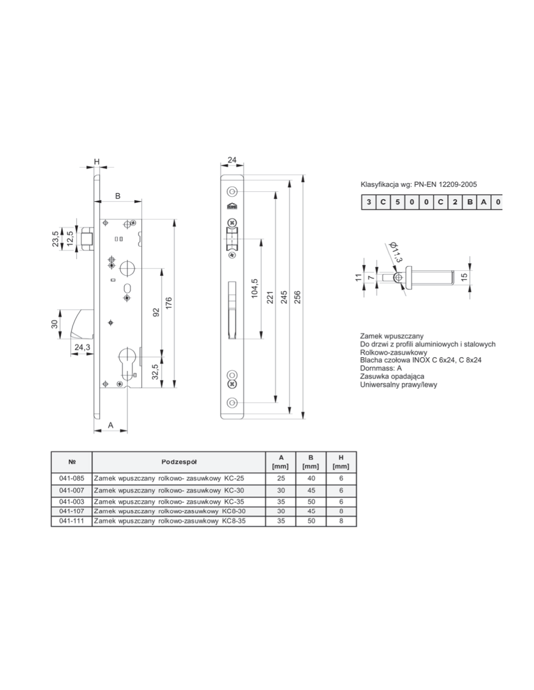 KARO ROMB D30 L24U Valček  