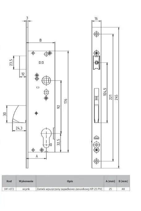 KARO ROMB R92 D25 L16
