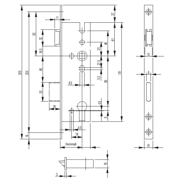 BKS zadlabaci zamok 1300 0013