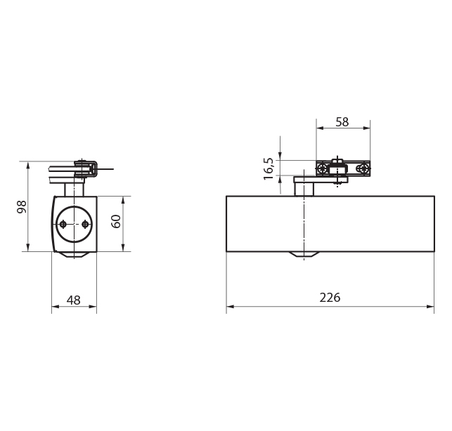 GEZE TS 2000 V s aretaciou
