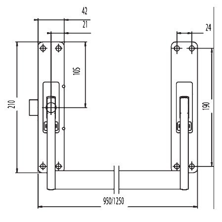 FAB 89 1 bodové 1250mm