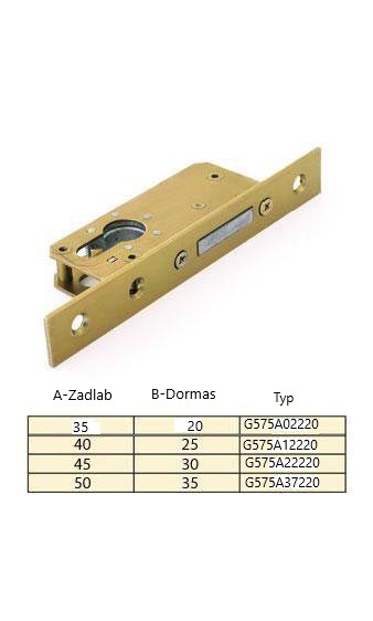 Europortal zadlabací zámok G575A37220